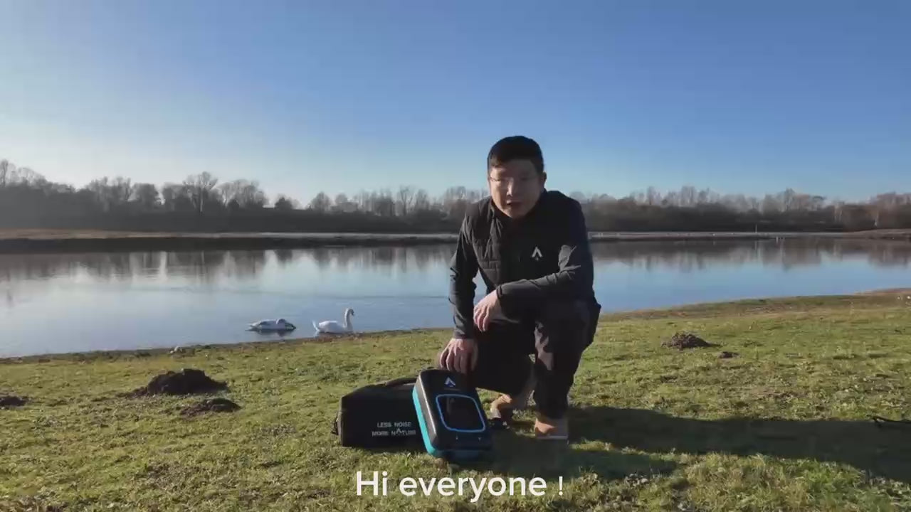 Load video: Tired of noisy pumps ruining of the peace of nature?