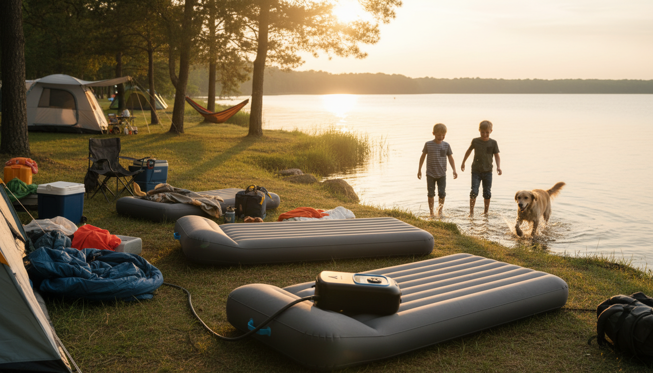 加上我的产品QuietPump 1,不要特写，氛围图